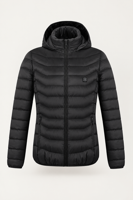RAMVICO® | Chaqueta Calefactable con Capucha, USB, 3 Niveles de Calor