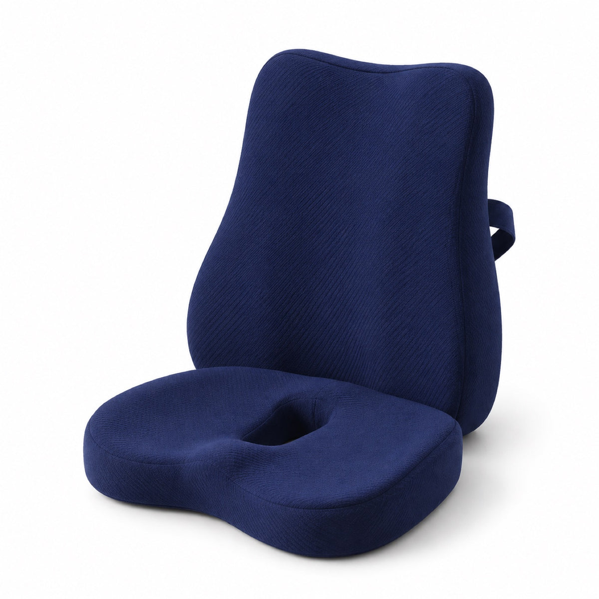 Set cojín ergonómico Ramvico en azul marino
